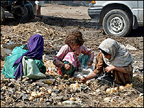 Crianças pobres no Paquistão
