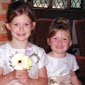Minnie's great grand children - Naomi and Holly
